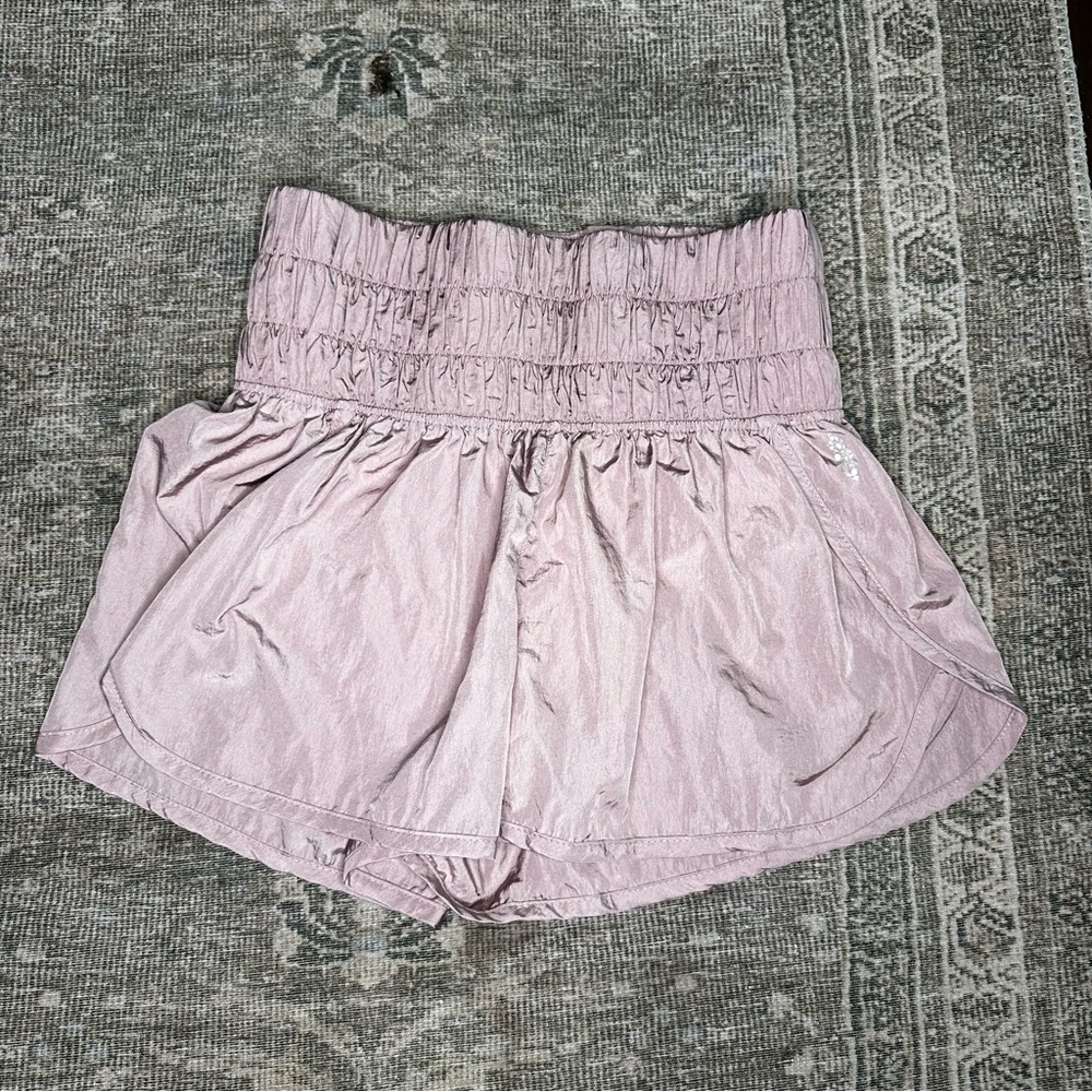 Free People Movement Women's Size Medium Mauve The Way Home Shorts